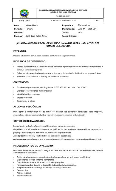 Colegio Franciscano San Luis Beltrán